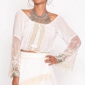 Spell - Vintage Peasant Girl Blouse